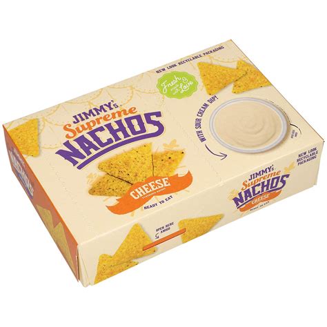 Jimmy's Supreme Nachos To Go Cheese with Sour Cream Dip 200g | Online kaufen im World of Sweets Shop