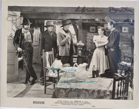 BRIMSTONE CAST SIGNED Photo X4 Walter Brennan, Adrian Booth, James ...