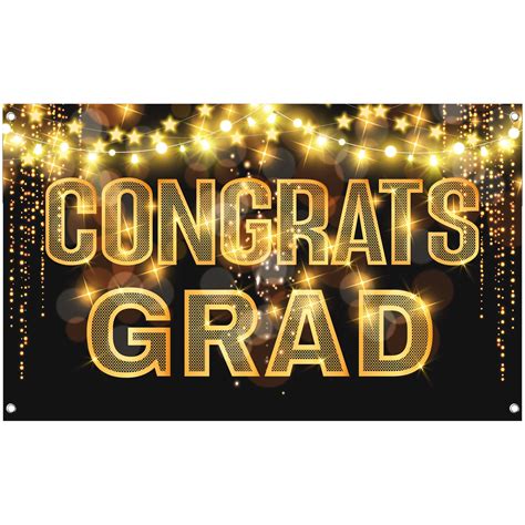 Buy XtraLarge Congrats Grad Graduation Banner 2021-72x44 Inch | Graduation Decorations 2021 ...