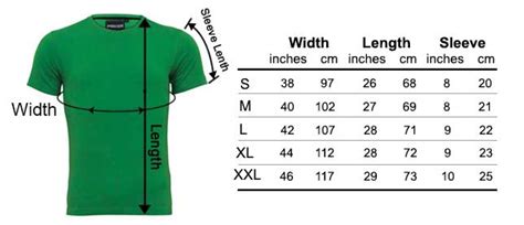 Sizing Chart - Heretic Wear India