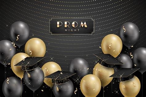 Premium Vector | Realistic prom background