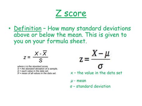 PPT - Standard Deviation and Z score PowerPoint Presentation, free download - ID:1841045