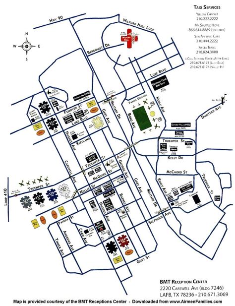 Lackland Texas Map | Printable Maps