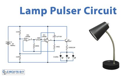 Lamp Pulser Circuit using LM358