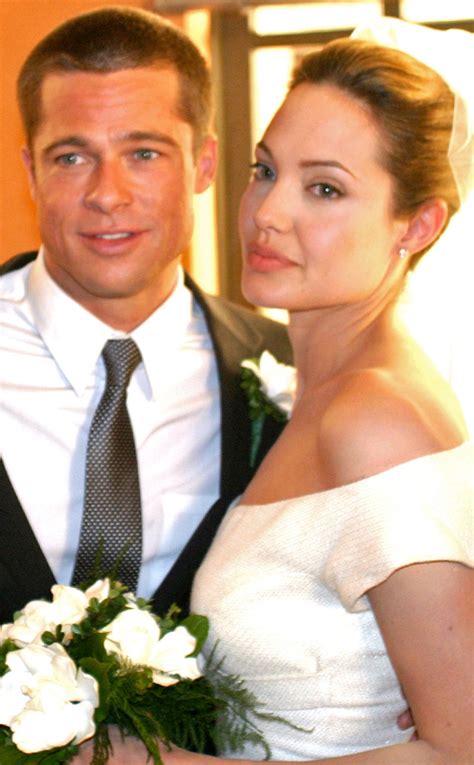 See Photos of Angelina Jolie and Brad Pitt on Their Wedding Day and Looking Gorgeous... in Mr ...