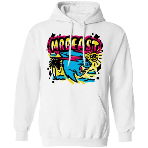 MrBeast Merch MrBeast Airbrush Paradise Pullover Hoodie - Spoias ...