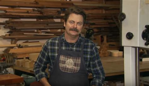 Nick Offerman Salvaged Wood From The Parks And Rec Set And Turned It ...