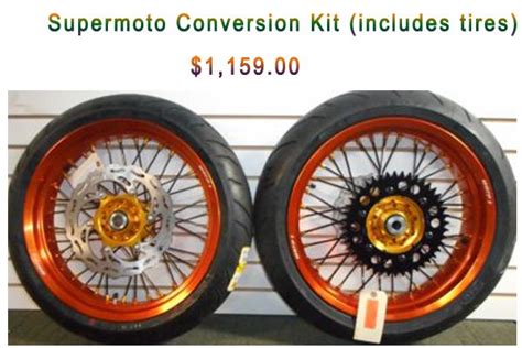 Supermoto Conversion Kit, Supermoto Wheels and Tires | Supermoto ...