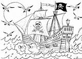 Pirate Coloring Page » Turkau sketch template