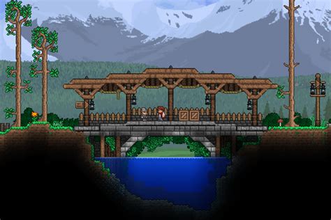 Little upgrade of my bridge : r/Terraria