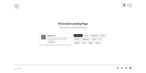 Minimalist Landing Page | Figma