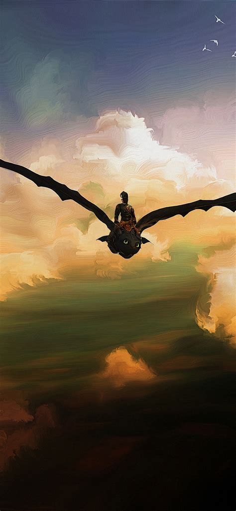 1125x2436 Hiccup And Toothless Artwork Iphone XS,Iphone 10,Iphone X Wallpaper, HD Movies 4K ...