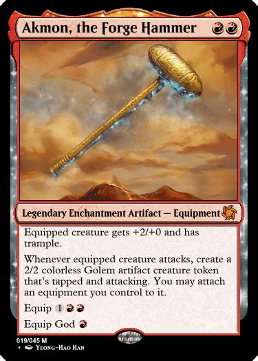 The god weapons as equipment. : r/custommagic