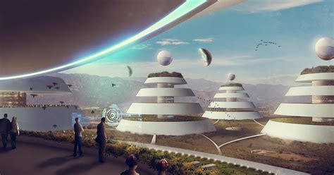 Future city on terraformed Mars by Julian Faylona | human Mars