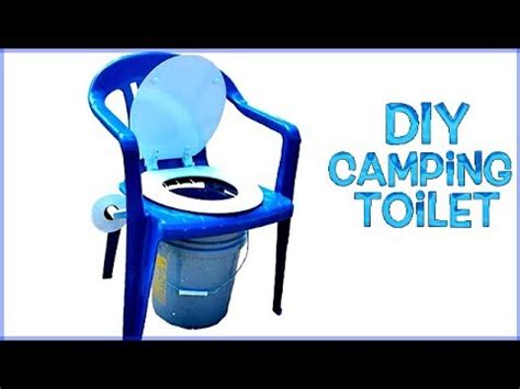 DIY Homemade Camping Toilet - Comfort & Balance Too! - YouTube