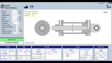 Hydraulic Cylinder Modeling Software - YouTube