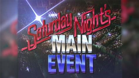 WWF WWE Saturday Night´s Main Event Theme w/ promo background music ...