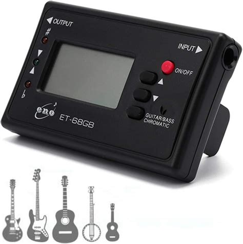 Chromatic Tuner for Guitar Electric Bass Mandolin Ukulele Violin Banjo Cello : Amazon.co.uk ...