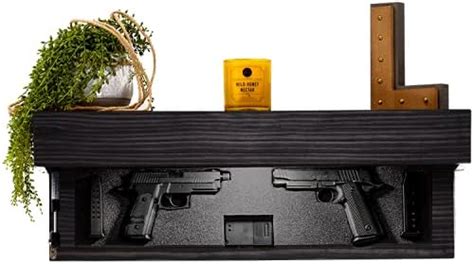 Tactical Traps Liberty 35s Gun Shelf with Trap Door | Handgun Storage with RFID Lock | Secure ...