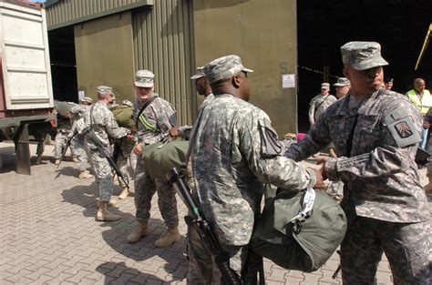 Soldiers of 16th Sustainment Brigade load up, move out for deployment ...