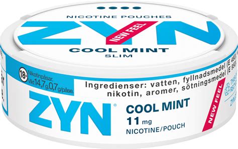 Buy ZYN Slim Cool Mint Extra Strong online - Express shipping