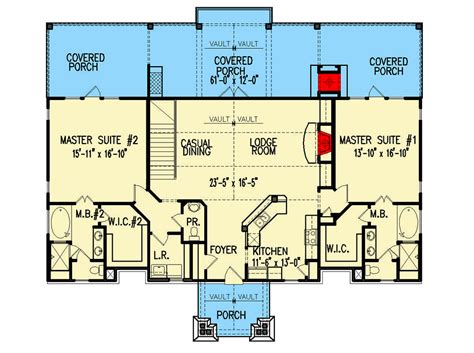 House Plans With 2 Master Suites On Main Floor - floorplans.click