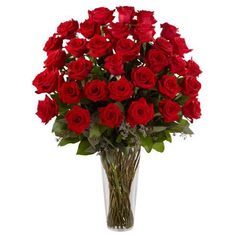 36 Long Stem Red Roses Bouquet at Send Flowers