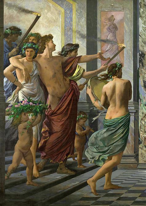 Alcibiades, Plato's Symposium Painting by Anselm Feuerbach - Pixels