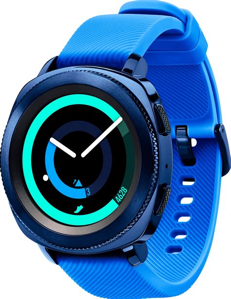 Questions and Answers: Samsung Gear Sport Smartwatch 43mm Blue SM ...