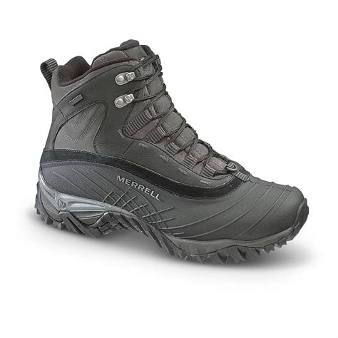 Men's Merrell® Waterproof Isotherm® 6" Boots, Black - 183773, Winter & Snow Boots at Sportsman's ...