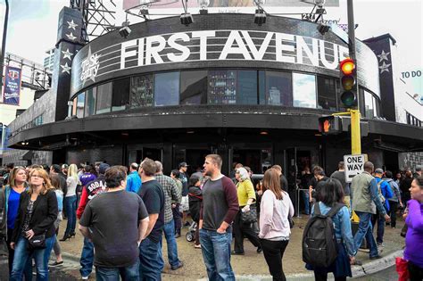 Fans gather outside First Avenue the nightclub where U.S. music ...