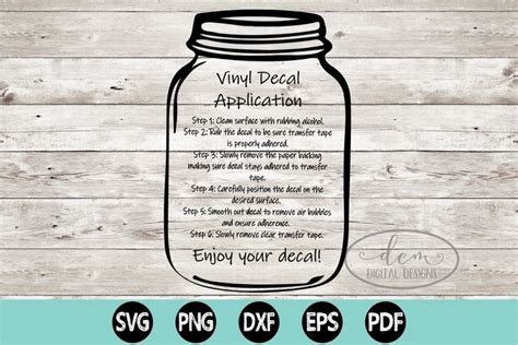 Free Printable Vinyl Decal Application Instructions Printable