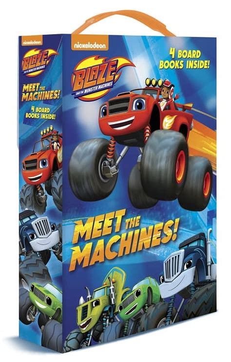 Meet the Machines! (Blaze and the Monster Machines) : 4 Board Books ...