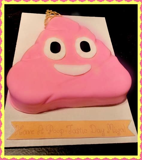 Pink Poo Emoji cake! | Poo emoji cake, Emoji cake, Girl cakes