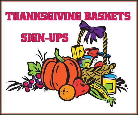 Thanksgiving Baskets – Catholic Community of St. Stephen's – St. Patrick's