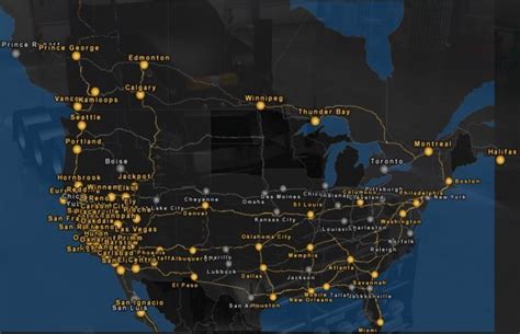 American Truck Simulator Full Map - Large World Map