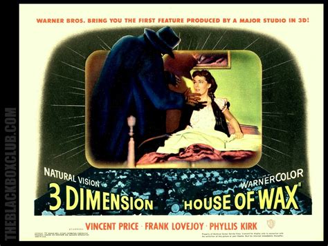 The Black Box Club: VINCENT PRICE 'HOUSE OF WAX' : BLACKBOXCLUB CELEBRATES 60TH BIRTHDAY OF ...