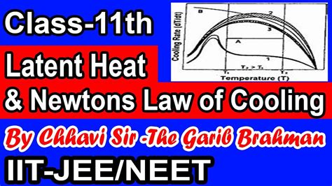 Latent Heat and Newtons Law of Cooling || - YouTube