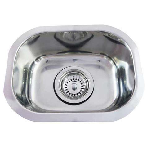 Small Bar Single Bowl Inset Kitchen SINK Stainless Steel Tub CM2 10L ...