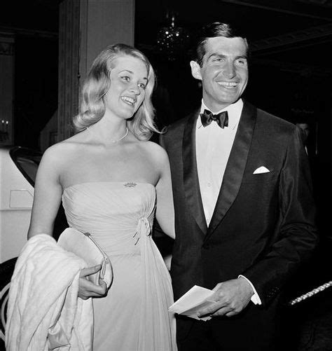 George Hamilton & B.D. Hyman-Davis, Bette Davis' daughter, at the Golden Globes 1963 | George ...