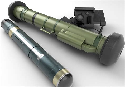 Javelin anti tank missile launcher with sight 3d model - 3DComps