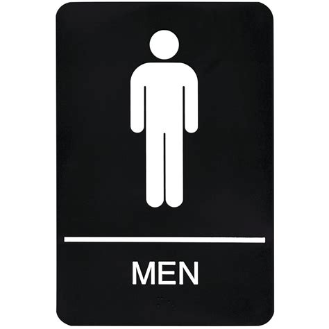 Men's Restroom Sign Printable - Printable Word Searches