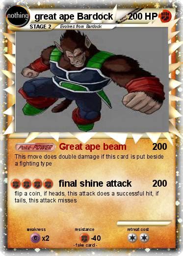 Pokémon great ape Bardock 5 5 - Great ape beam - My Pokemon Card