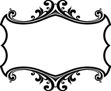 Decorative clipart rectangle, Decorative rectangle Transparent FREE for ...