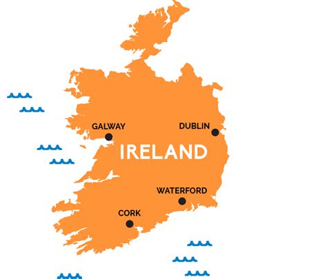 Map of Ireland | RailPass.com