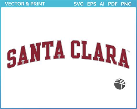 Santa Clara Broncos - Wordmark Logo (2016) - College Sports Vector SVG ...