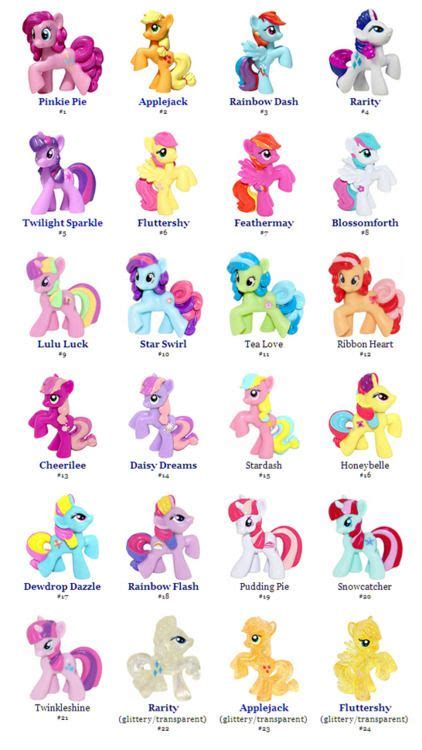 G4 Blind Bag Master Post in 2020 | My little pony names, My little pony ...