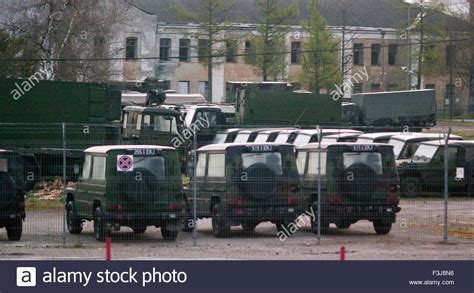 NATO Military Vehicles In Army Base - Tallinn Estonia Europe Stock ...