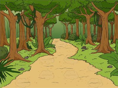 Backgrounds | Forest background, Forest cartoon, Cartoon background