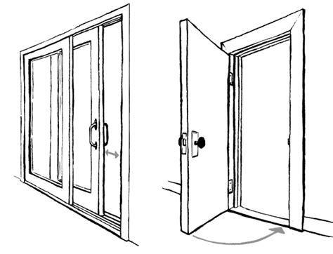 Drawing Of Door Opening – Warehouse of Ideas